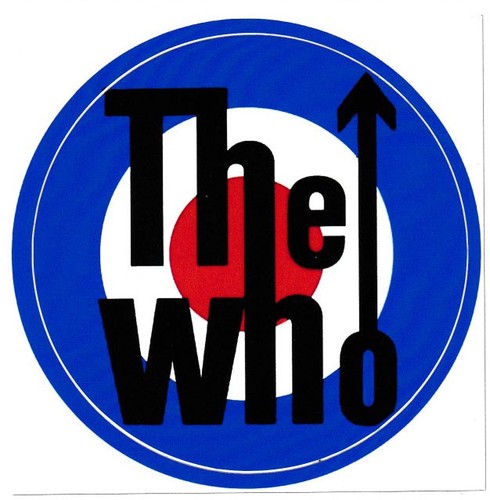 The who vinyl sticker pinball - sticker,
